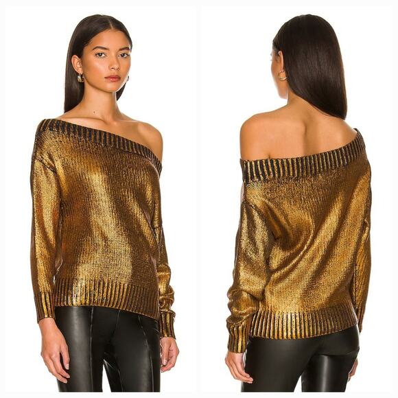 Superdown Marla Sweater in Copper Small - Picture 1 of 15
